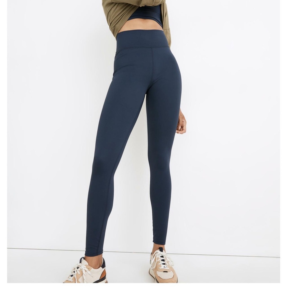Madewell Navy Blue High Rise Leggings 28”